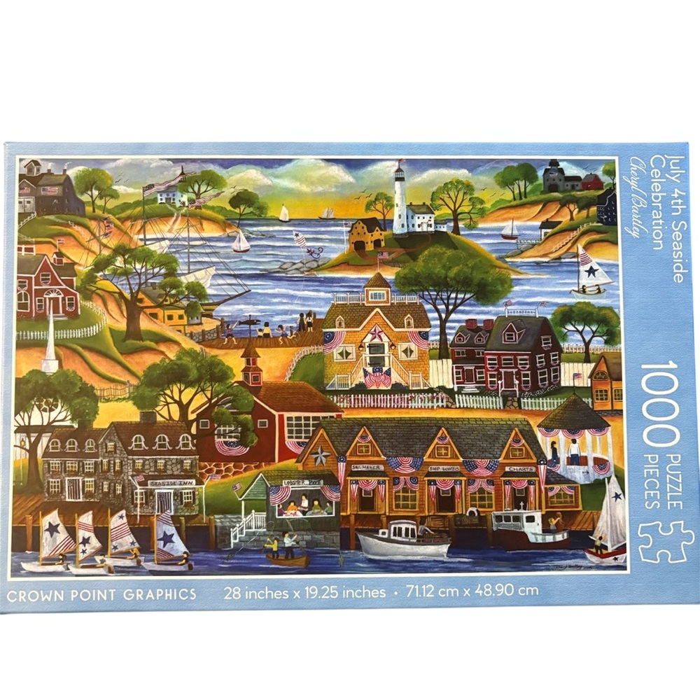 New- Crown Point Graphics “July 4th Seaside Celebration” 1000 piece puzzle